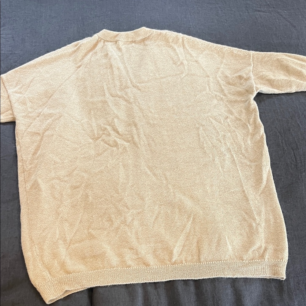 Ali Golden 100% Alpaca Button-Up Oversized Cardigan - Picture 11 of 12